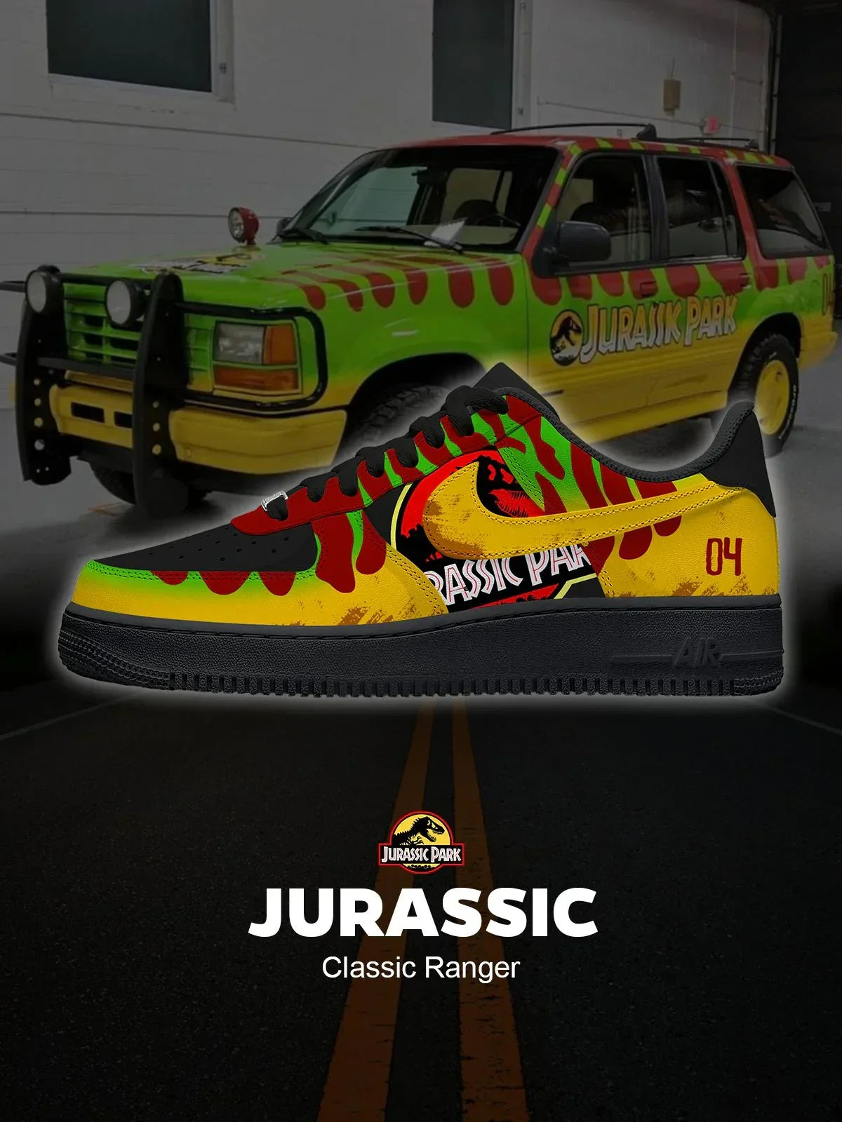 Custom Printed J Park Design Shoes