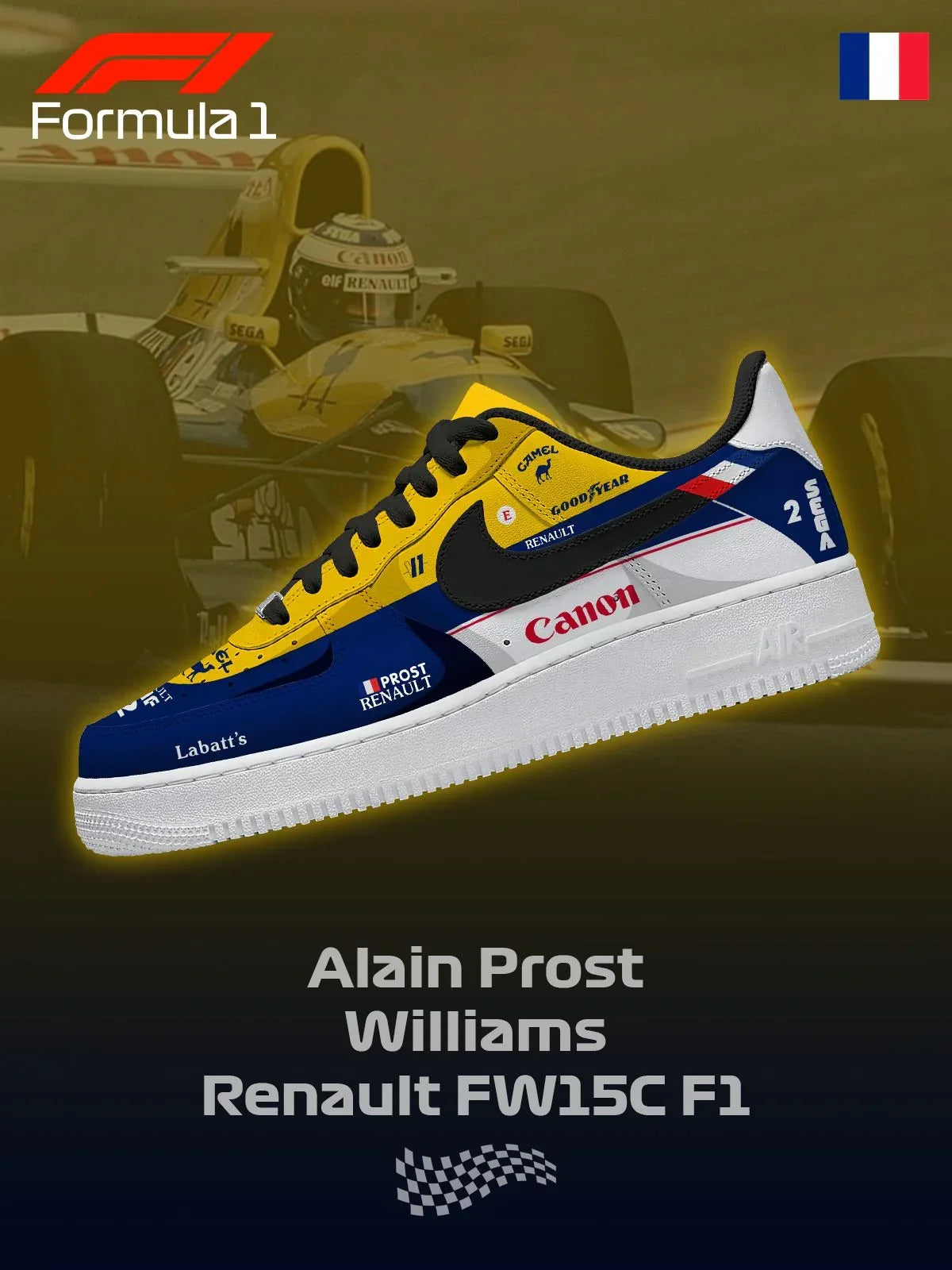 Custom Williams F.1 Design Shoes