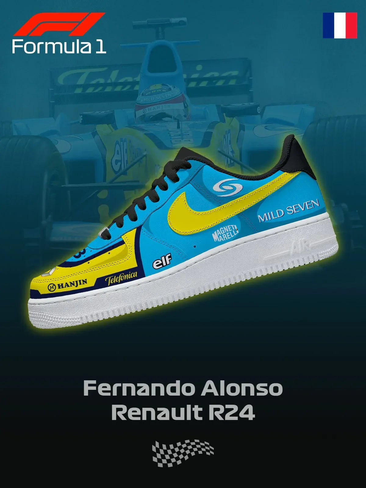 Customize Renault R24 Design Shoes